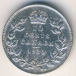 Канада, 10 центов (1920–1936 г.)