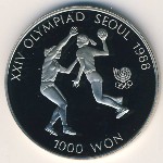 Южная Корея, 1000 вон (1987 г.)