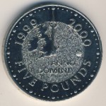 Great Britain, 5 pounds, 2000