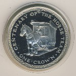 Isle of Man, 1 crown, 1976