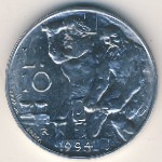 San Marino, 10 lire, 1994