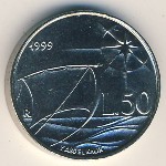 Сан-Марино, 50 лир (1999 г.)