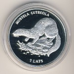 Латвия, 1 лат (1999 г.)