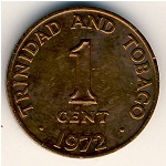 Тринидад и Тобаго, 1 цент (1966–1973 г.)