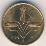 Мексика, 1 сентаво (1950–1969 г.)