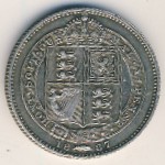 Great Britain, 1 shilling, 1887–1889