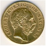 Саксония, 10 марок (1891–1902 г.)