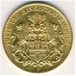 Гамбург, 10 марок (1890–1913 г.)