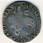 Великобритания, 1/2 кроны (1640–1643 г.)