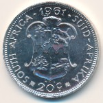 South Africa, 20 cents, 1961–1964