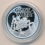 New Zealand, 1 dollar, 2009