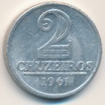 Brazil, 2 cruzeiros, 1957–1961