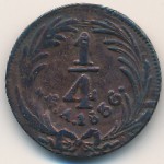 Mexico, 1/4 real, 1829–1837