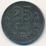 Luxemburg, 25 centimes, 1919–1922