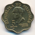 Philippines, 5 centimos, 1979–1982