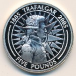 Gibraltar, 5 pounds, 2005