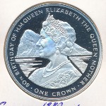 Gibraltar, 1 crown, 1980