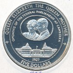 Tuvalu, 5 dollars, 1997