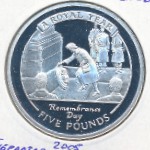 Гибралтар, 5 фунтов (2005 г.)