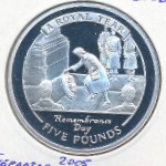 Gibraltar, 5 pounds, 2005