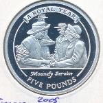 Gibraltar, 5 pounds, 2005