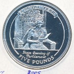 Gibraltar, 5 pounds, 2005