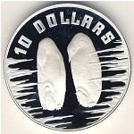 Australia, 10 dollars, 1992