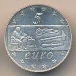 Italy, 5 euro, 2003