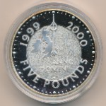 Great Britain, 5 pounds, 1999–2000