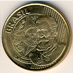 Brazil, 25 centavos, 1998–2020