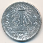Mexico, 50 centavos, 1905–1918