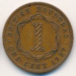 Британский Гондурас, 1 цент (1937–1947 г.)