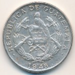 Guatemala, 1/4 quetzal, 1946–1949
