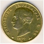 Italy, 40 lire, 1807–1814