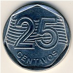 Brazil, 25 centavos, 1994–1995