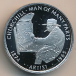 Falkland Islands, 50 pence, 2005