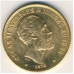 Швеция, 20 крон (1876–1877 г.)