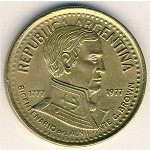 Argentina, 10 pesos, 1977
