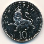 Great Britain, 10 pence, 1992–1997