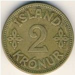 Исландия, 2 кроны (1925–1929 г.)