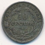 Коста-Рика, 10 сентаво (1889–1892 г.)