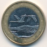 Финляндия, 1 евро (2007–2014 г.)
