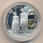 Bermuda Islands, 2 dollars, 1997