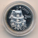 Canada, 5 cents, 2000