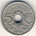 Франция, 5 сентим (1917–1920 г.)