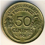 Франция, 50 сентим (1931–1947 г.)