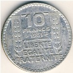 Франция, 10 франков (1929–1939 г.)