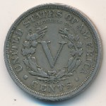 USA, 5 cents, 1883–1913