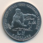 Ниуэ, 5 долларов (1989 г.)