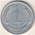 Чили, 1 сентесимо (1960–1963 г.)
